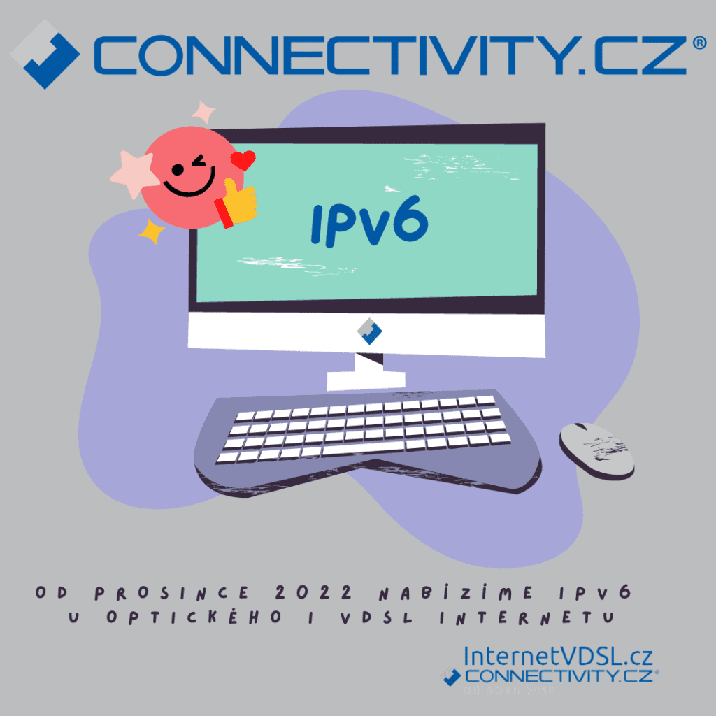 Adresy IPv6 od Connectivity,cz